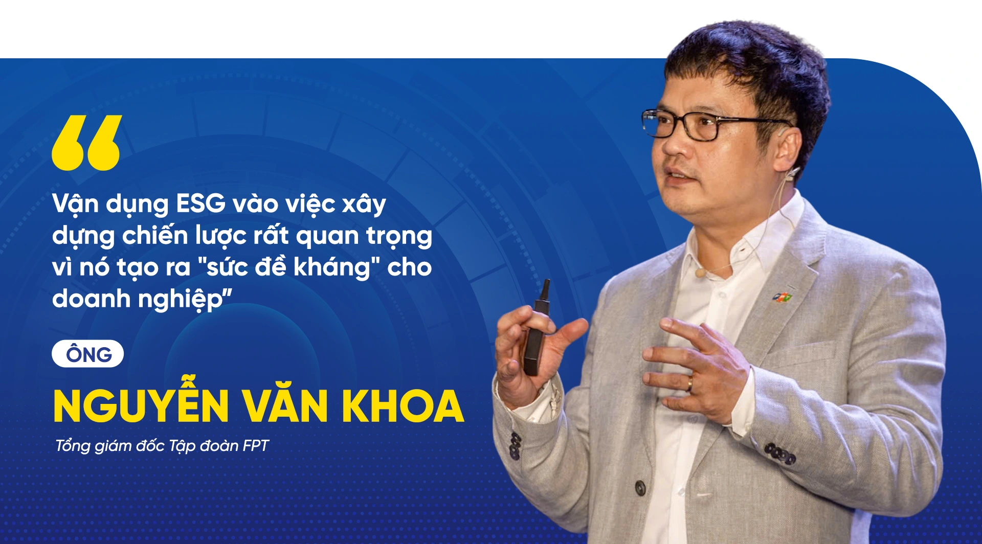 FPT, Vingroup, Vinamilk được đề xuất dẫn dắt mạng lưới ESG quốc gia