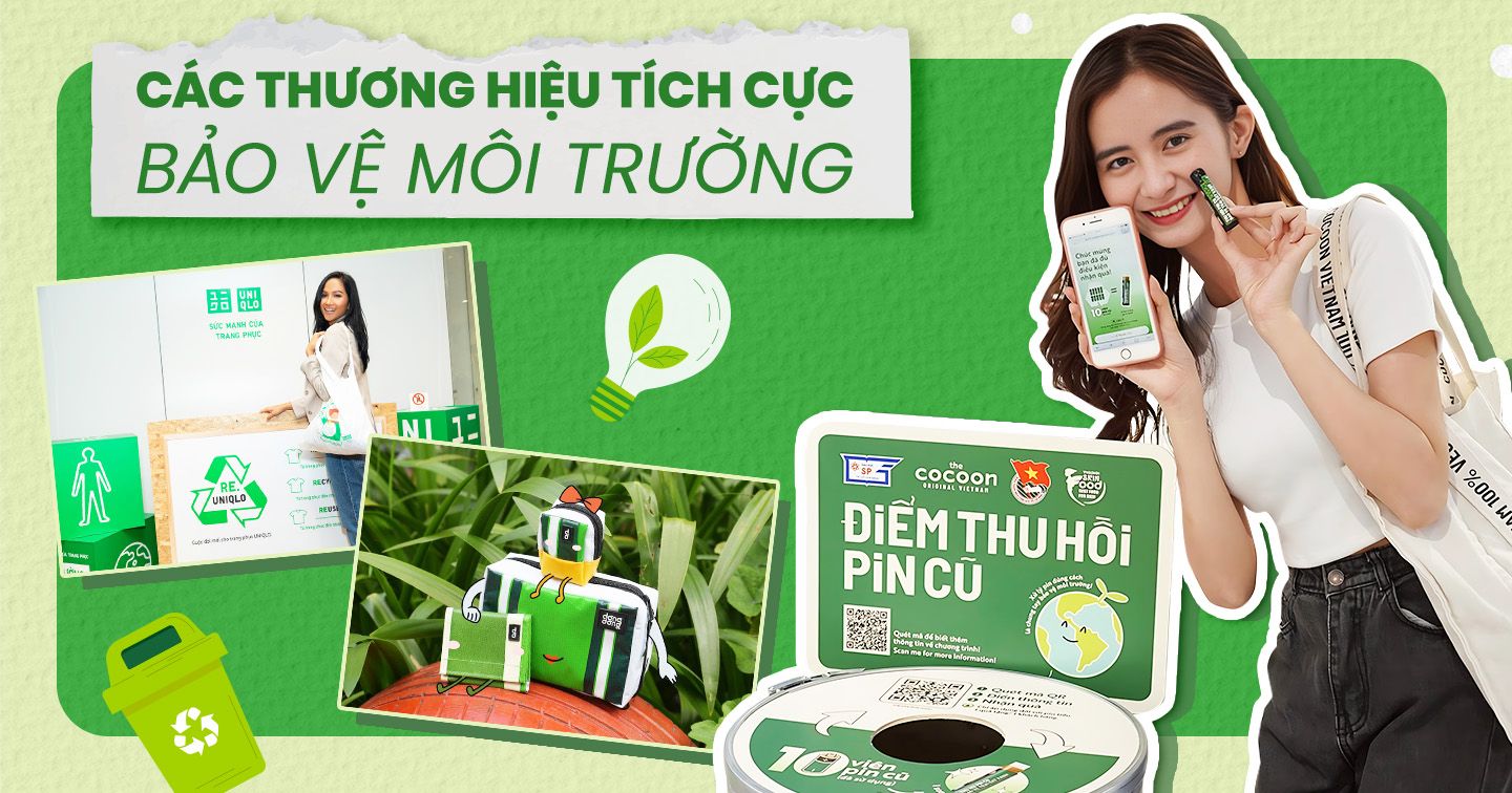 Loạt thương hiệu phổ biến tại Việt Nam nỗ lực hướng đến mục tiêu sống xanh