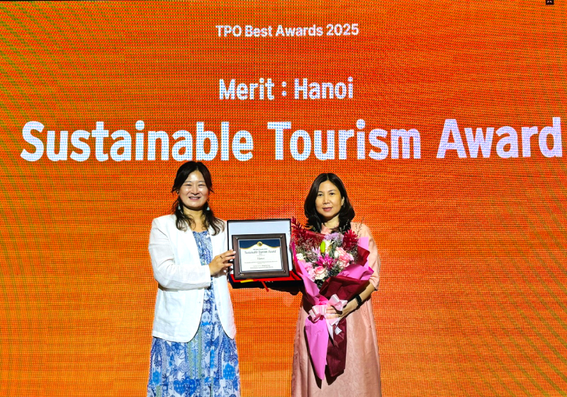 Hà Nội được vinh danh với giải thưởng “Du lịch bền vững” tại TPO 2025